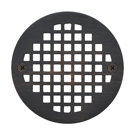 Jones Stephens Old World Bronze 4-1/4in. Round Cast Brass Heavy Duty Strainer C6087WB